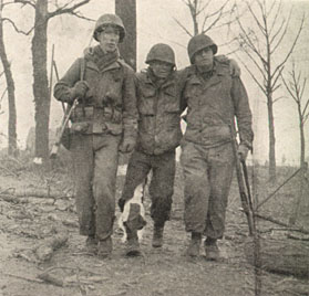 [407th Infantry wounded]