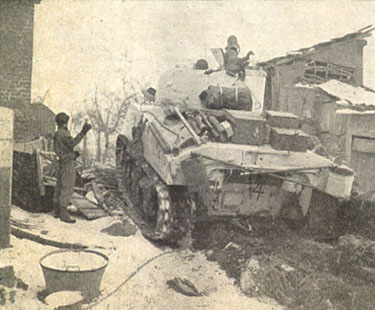 [Tank of the 701st Tank Battalion in Brachelen]