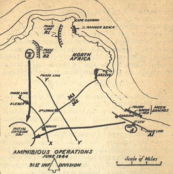 [Amphibious Operations June 1944 91st Infantry Division]