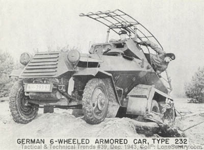 [WWII German 6-Wheeled Armored Car Type 232]