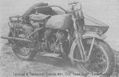 [Figure 1. Japanese Kurogane side car motorcycle Model 97 (1937).]