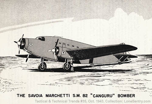 [The Savoia Marchetti S.M. 82 Canguru Bomber]