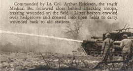 [29th Infantry Division: flamethrower attack]