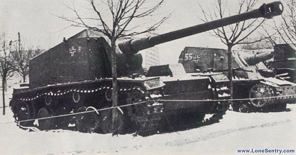 [128-mm. on PzKw VI Tiger chassis]
