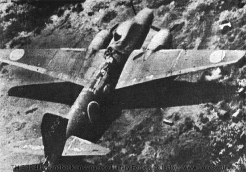 [Figure 73-A. Type 1 Medium bomber Betty.]