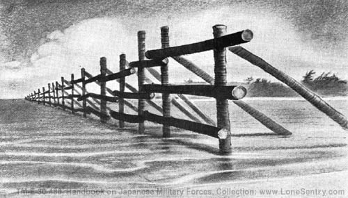 [Figure 110. Beach obstacles.]