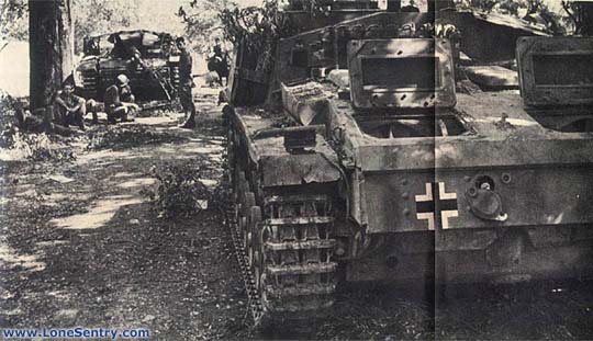 [Sturmgeschütz III with 75-mm gun in Italy: Stug III]